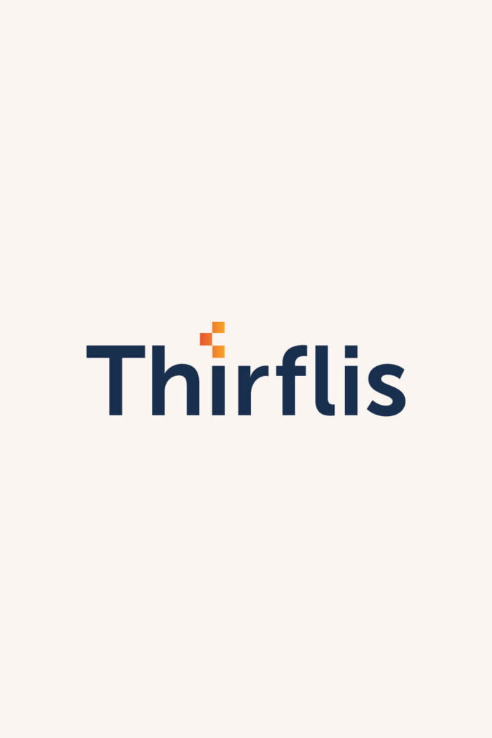 Pixelle ontwierp het logo voor Thirflis uit Deinze