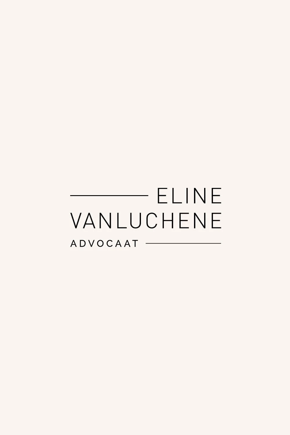 Pixelle ontwierp het logo voor advocate Eline Vanluchene