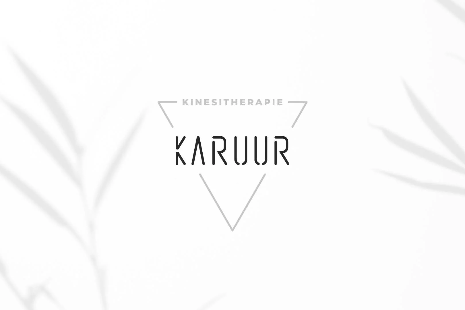 Pixelle ontwierp het logo voor kinesistenpraktijk Karuur uit Deinze.