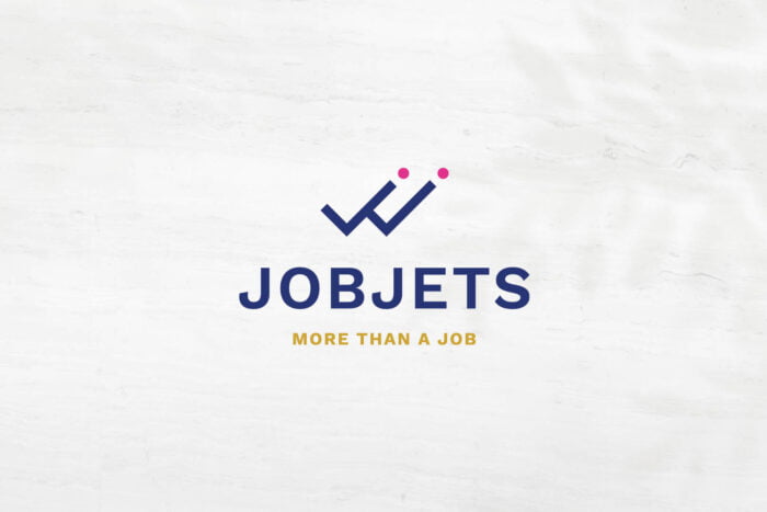 Pixelle ontwierp het logo voor interimkantoor Jobjets uit Sint-Martens-Latem